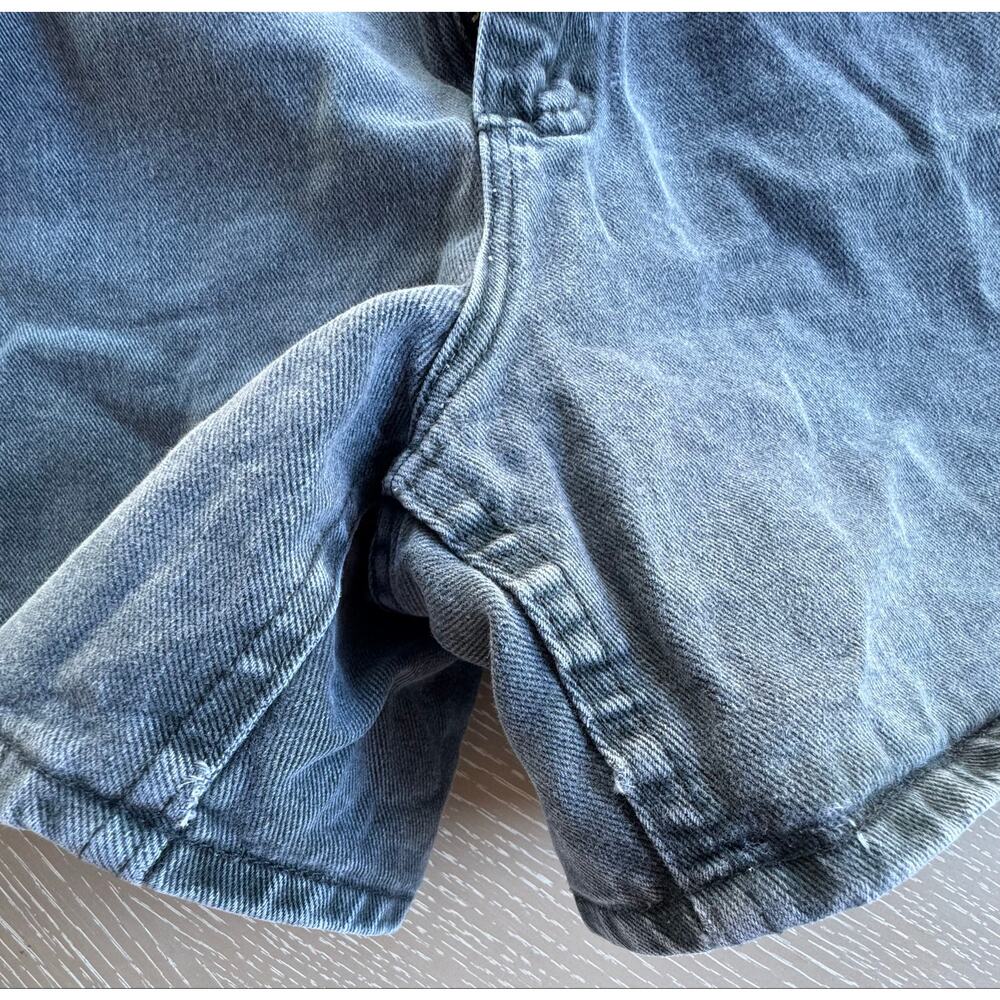 Lee Vintage 90s Riveted High Rise Denim Jean Shorts Size 14 MED - Picture 7 of 8